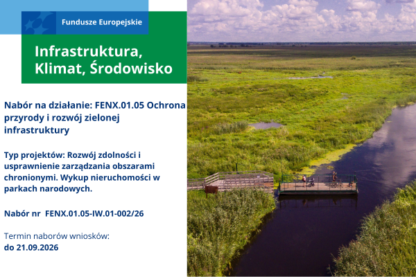 Fundusze Europejskie na Infrastrukturę, Klimat, Środowisko